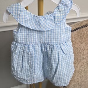 Carter's Blue and White Baby Dress